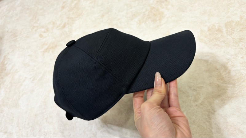 Louis Vuitton 黑色棒球帽 黑色logo-8