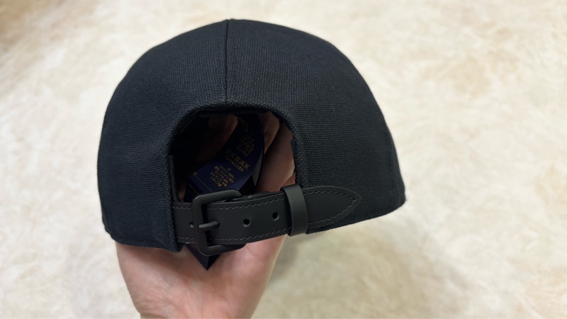 Louis Vuitton 黑色棒球帽 黑色logo-9