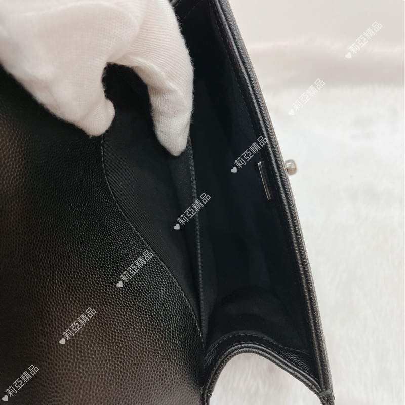 莉亞精品♡Chanel A67085 Boy20 黑銀 二手-13