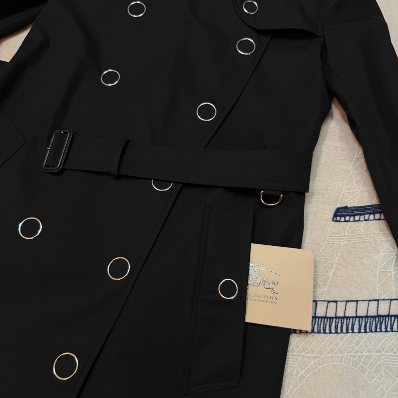 BURBERRY英國黑色風衣UK6-7