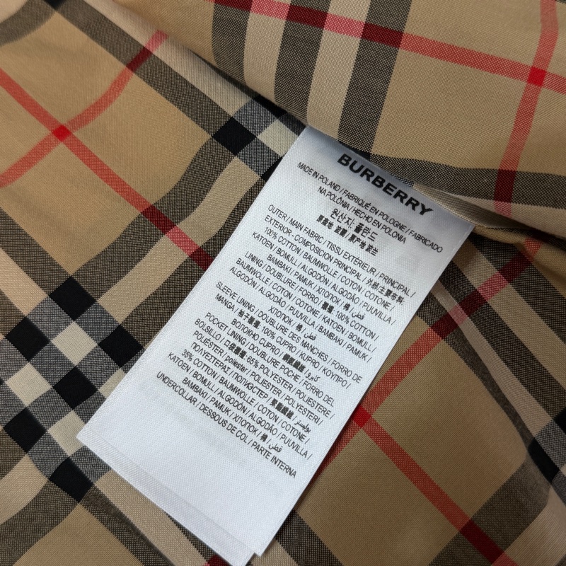 BURBERRY英國黑色風衣UK6-14