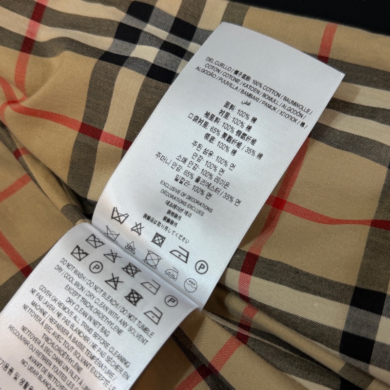 BURBERRY英國黑色風衣UK6-15