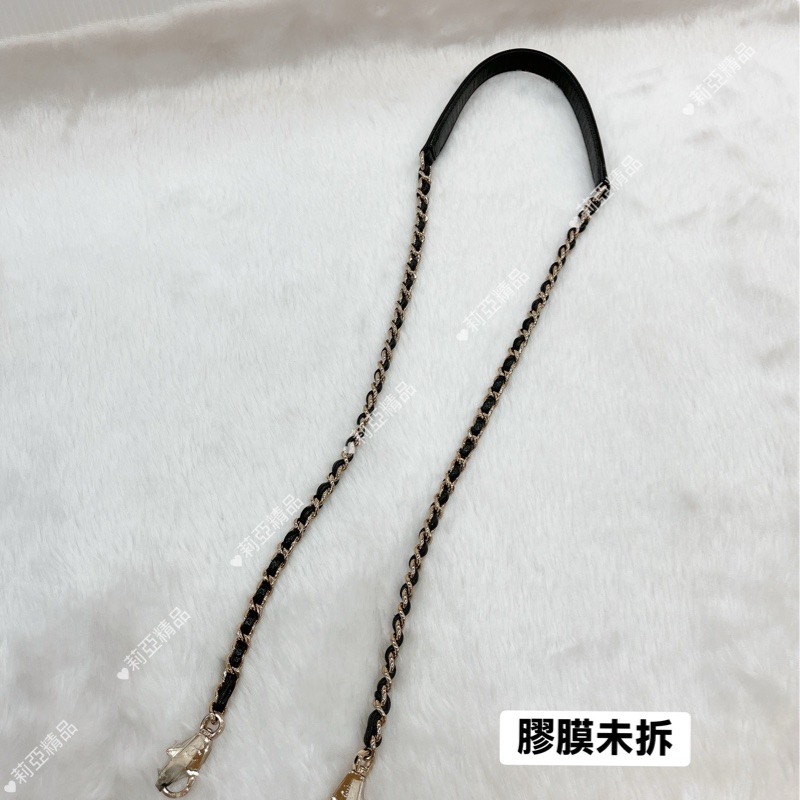 莉亞精品♡Chanel A92990 手把 handle 黑金 二手-18