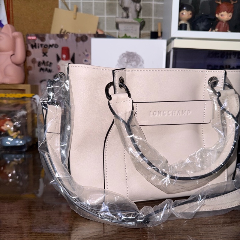 LONGCHAMP 3D 手提包 S 土褐色-0