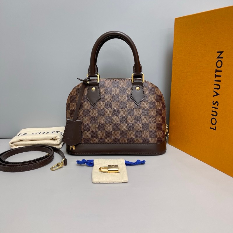 LV alma bb 棋盤格貝殼包-0