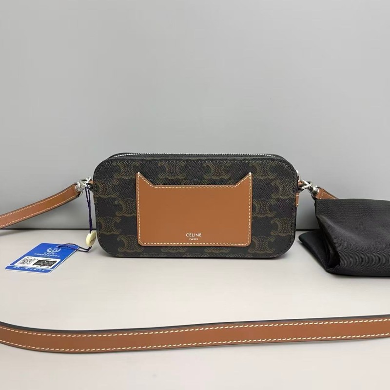 Celine 凱旋門老花woc相機包-5