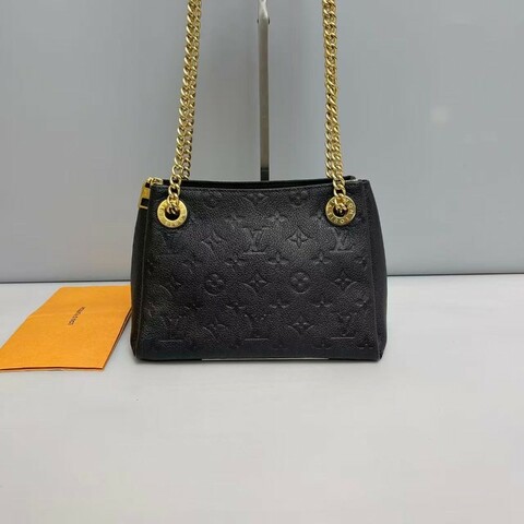 LV路易威登surene BB黑色壓紋牛皮肩背包