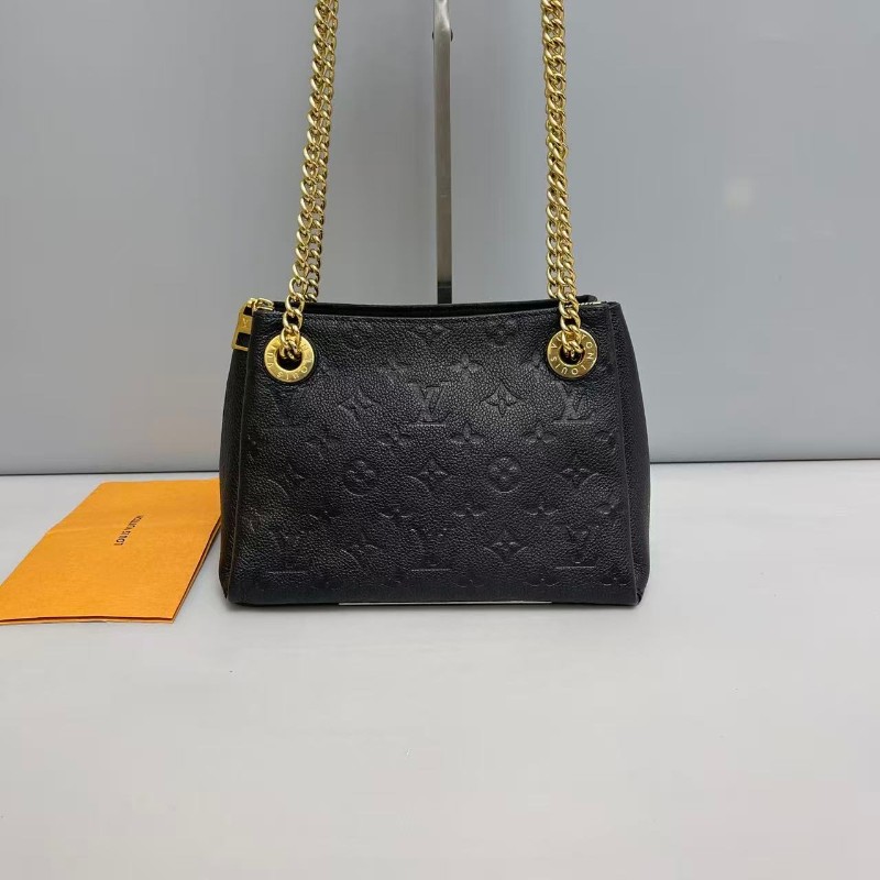 LV路易威登surene BB黑色壓紋牛皮肩背包-0