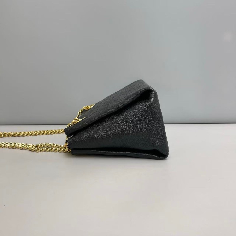 LV路易威登surene BB黑色壓紋牛皮肩背包-7