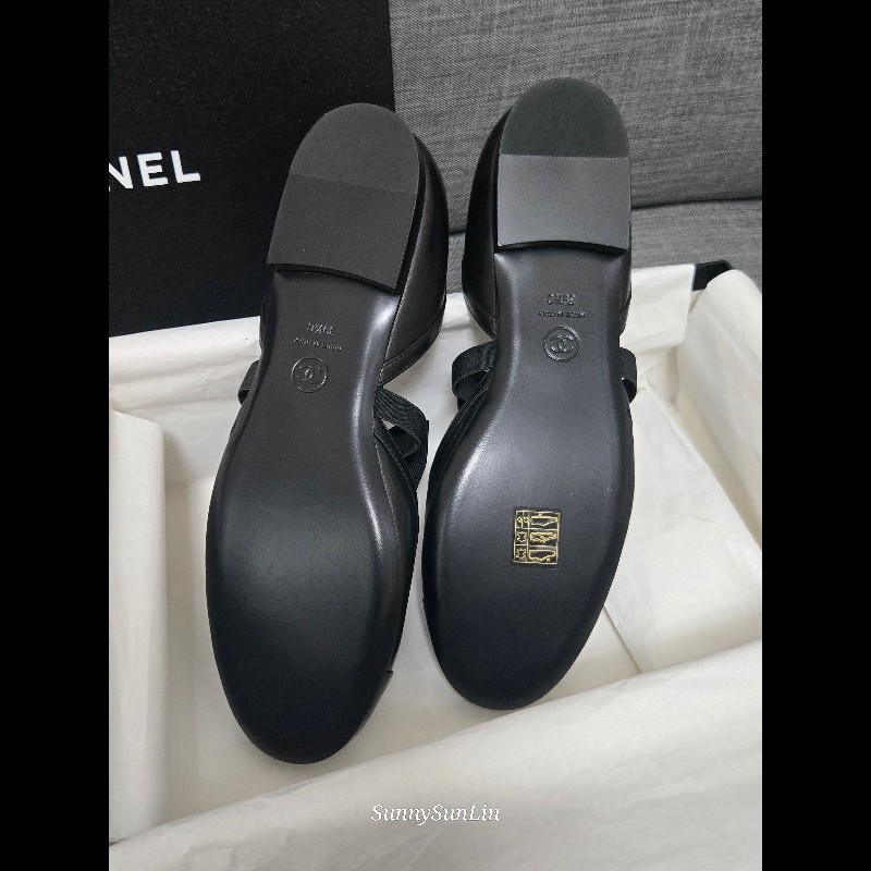 Jennie 同款 Chanel 香奈兒 2025瑪莉珍鞋🖤 蝴蝶結好美-12