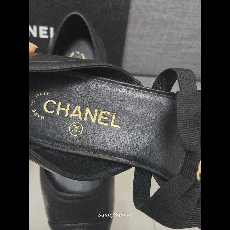 Jennie 同款 Chanel 香奈兒 2025瑪莉珍鞋🖤 蝴蝶結好美-15