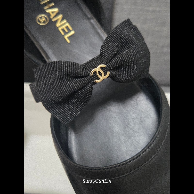 Jennie 同款 Chanel 香奈兒 2025瑪莉珍鞋🖤 蝴蝶結好美-17