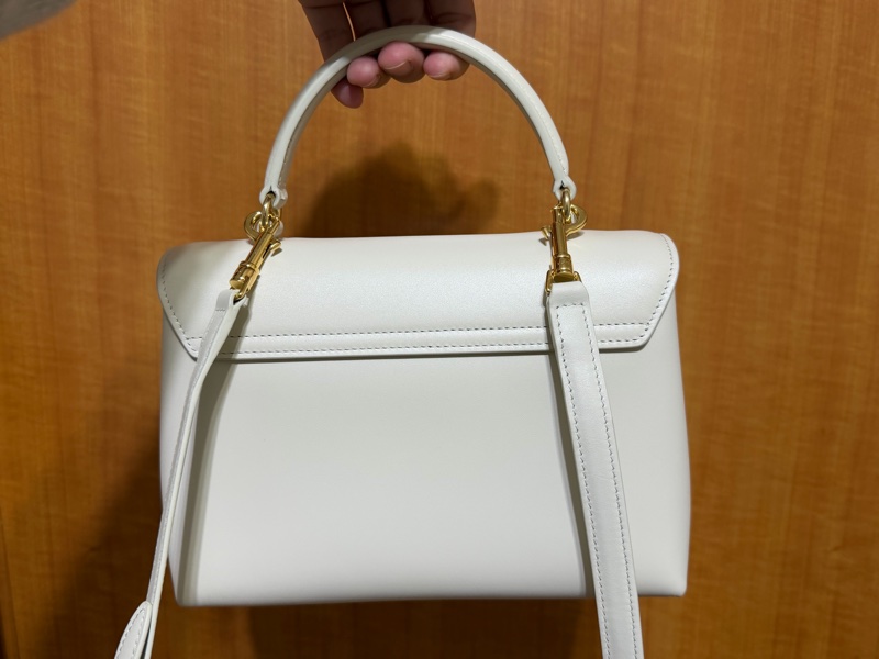 Celine teen nino 白色 亮面牛皮-3