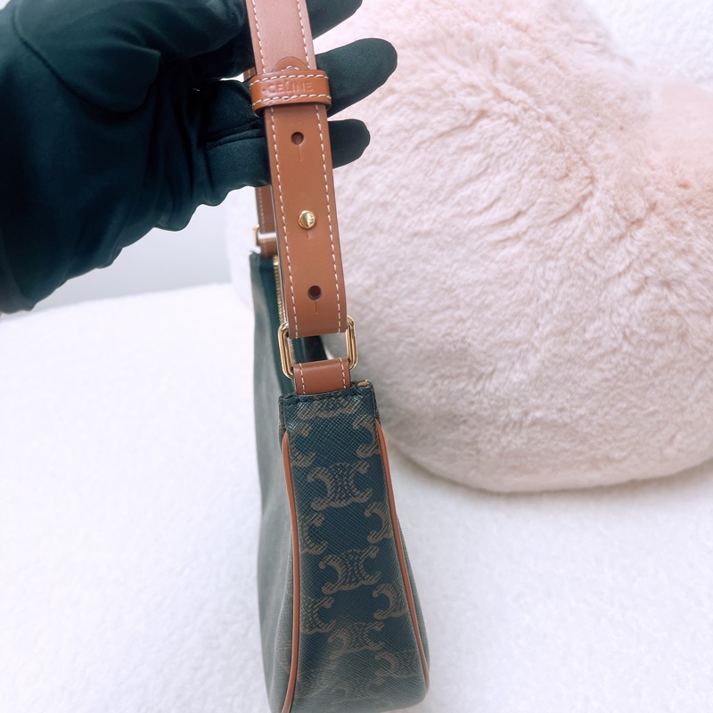 Celine ava 中號老花腋下包-5