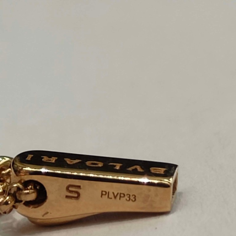 BVLGARI S號玫瑰金鑲鑽白貝母冰淇淋手鍊-20