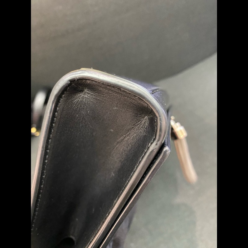 YSL kate流蘇光面牛皮黑銀鏈條包 經典logo裝飾-27