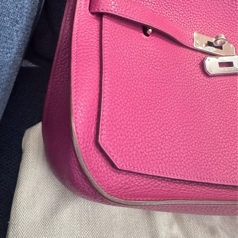 Hermes 愛馬仕 Jypsiere 吉普賽  28方框P刻  托斯卡紫銀釦黃金尺寸-4