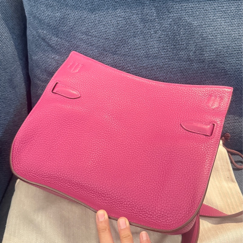 Hermes 愛馬仕 Jypsiere 吉普賽  28方框P刻  托斯卡紫銀釦黃金尺寸-6