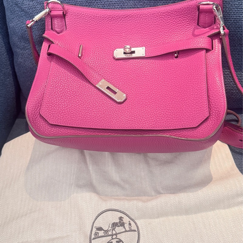 Hermes 愛馬仕 Jypsiere 吉普賽  28方框P刻  托斯卡紫銀釦黃金尺寸-7