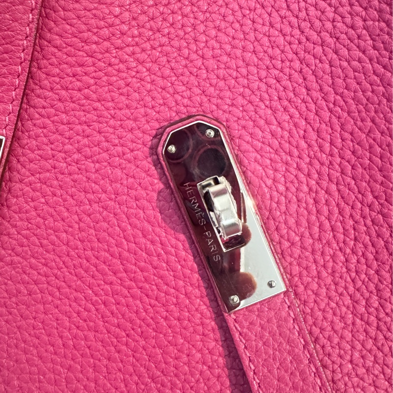 Hermes 愛馬仕 Jypsiere 吉普賽  28方框P刻  托斯卡紫銀釦黃金尺寸-8