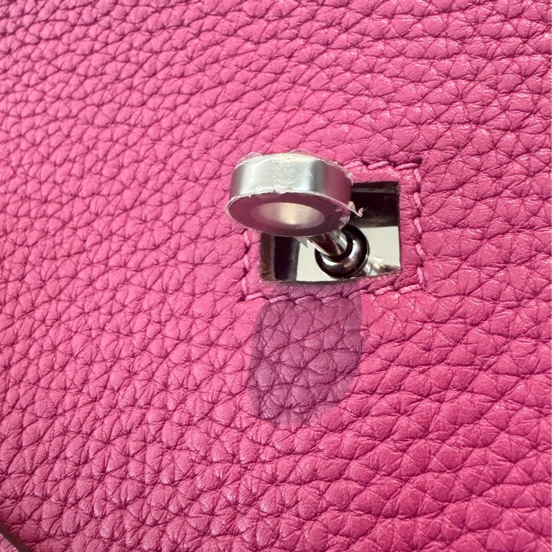 Hermes 愛馬仕 Jypsiere 吉普賽  28方框P刻  托斯卡紫銀釦黃金尺寸-9