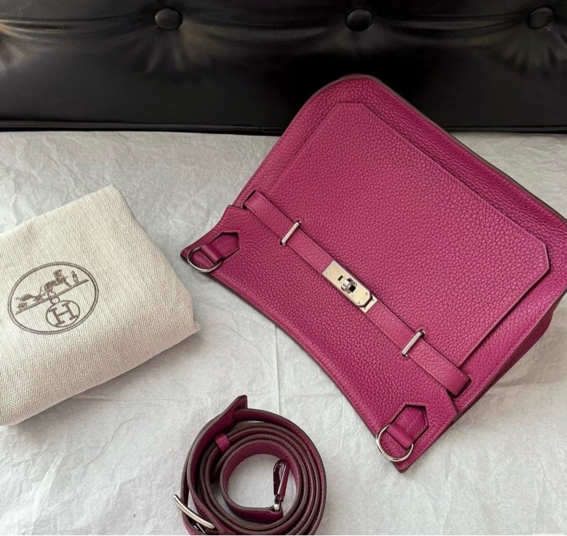 Hermes 愛馬仕 Jypsiere 吉普賽  28方框P刻  托斯卡紫銀釦黃金尺寸-13