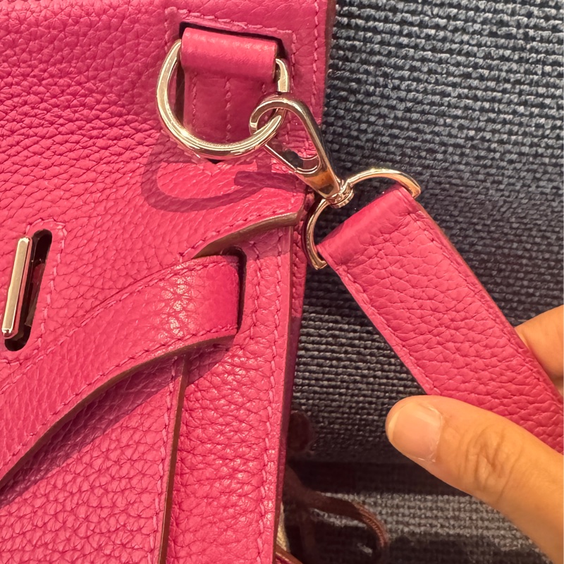 Hermes 愛馬仕 Jypsiere 吉普賽  28方框P刻  托斯卡紫銀釦黃金尺寸-18