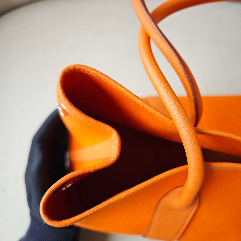 【超稀有款】Hermes花園38 橙色 手提包肩背包-19