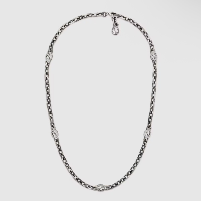 Gucci Interlocking 經典款項鍊-0