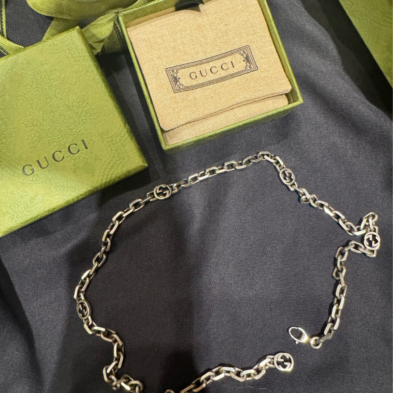 Gucci Interlocking 經典款項鍊-13