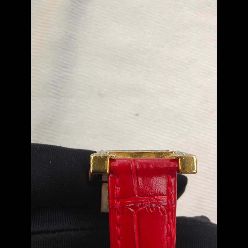 Hermes H系列HH1.201橘黃色錶盤石英女士手錶腕錶-14