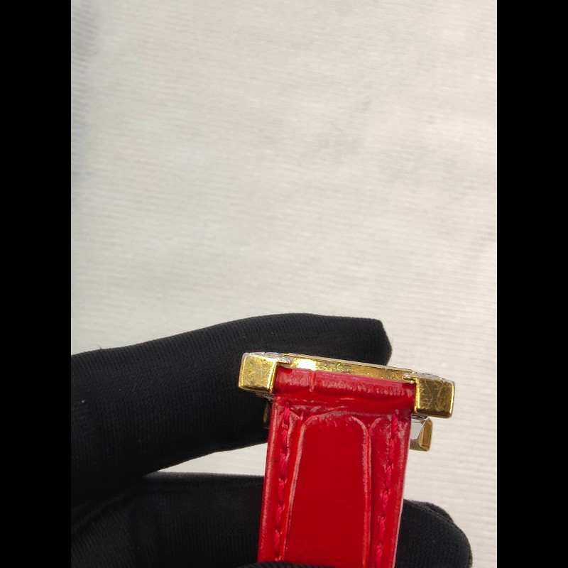 Hermes H系列HH1.201橘黃色錶盤石英女士手錶腕錶-17