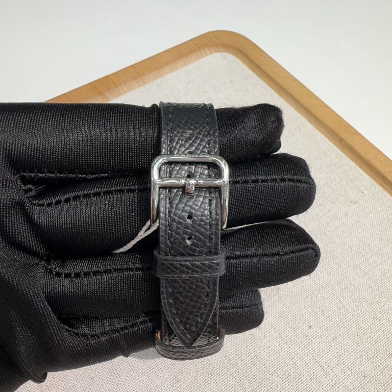 Hermes H系列HH1.210白盤石英女士手錶腕錶-4