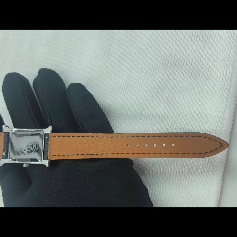 Hermes H系列HH1.210白盤石英女士手錶腕錶-10