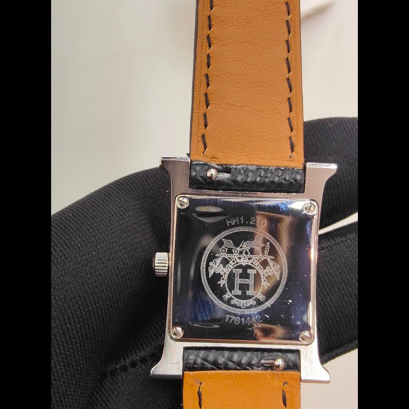 Hermes H系列HH1.210白盤石英女士手錶腕錶-23