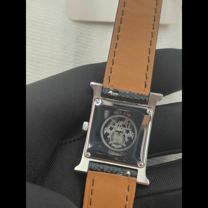 Hermes H系列HH1.210白盤石英女士手錶腕錶-24
