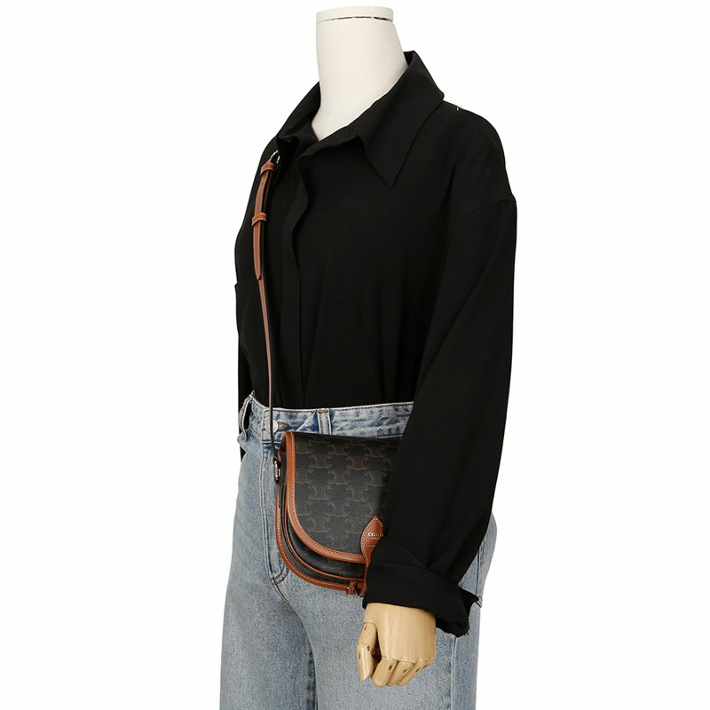 CELINE 191502BZJ Polco 中單肩斜背包-10