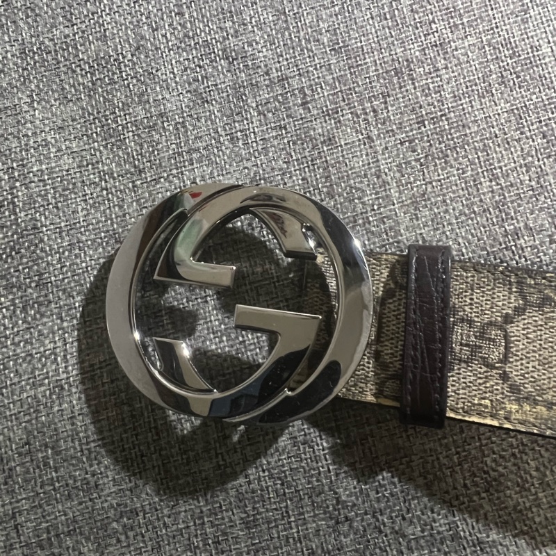 GUCCI 皮帶 有使用痕跡-0