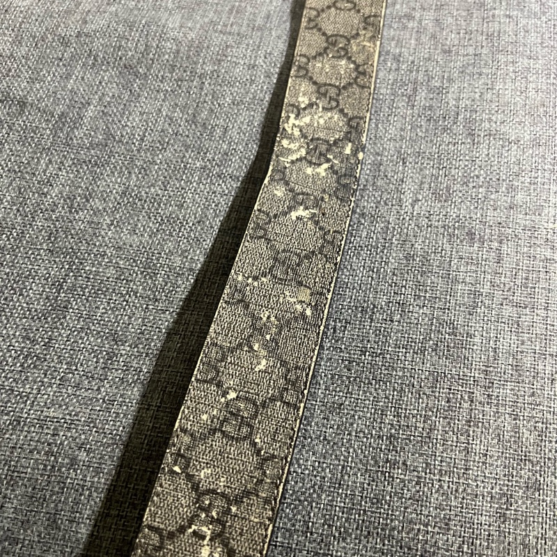 GUCCI 皮帶 有使用痕跡-3