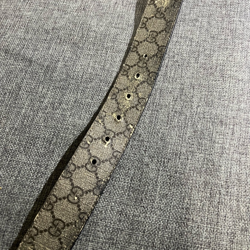 GUCCI 皮帶 有使用痕跡-4