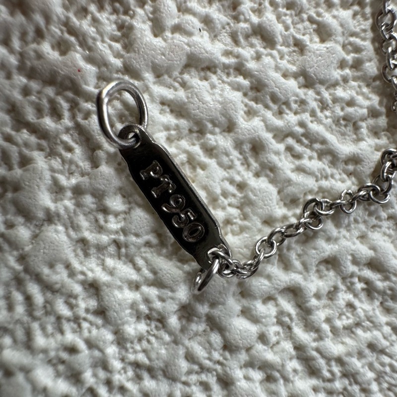 Tiffany & Co 紅寶石鑽石愛心項鍊-5