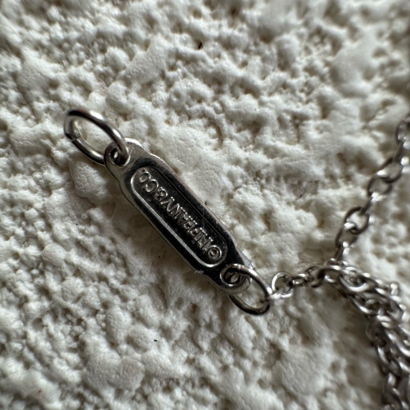 Tiffany & Co 紅寶石鑽石愛心項鍊-6