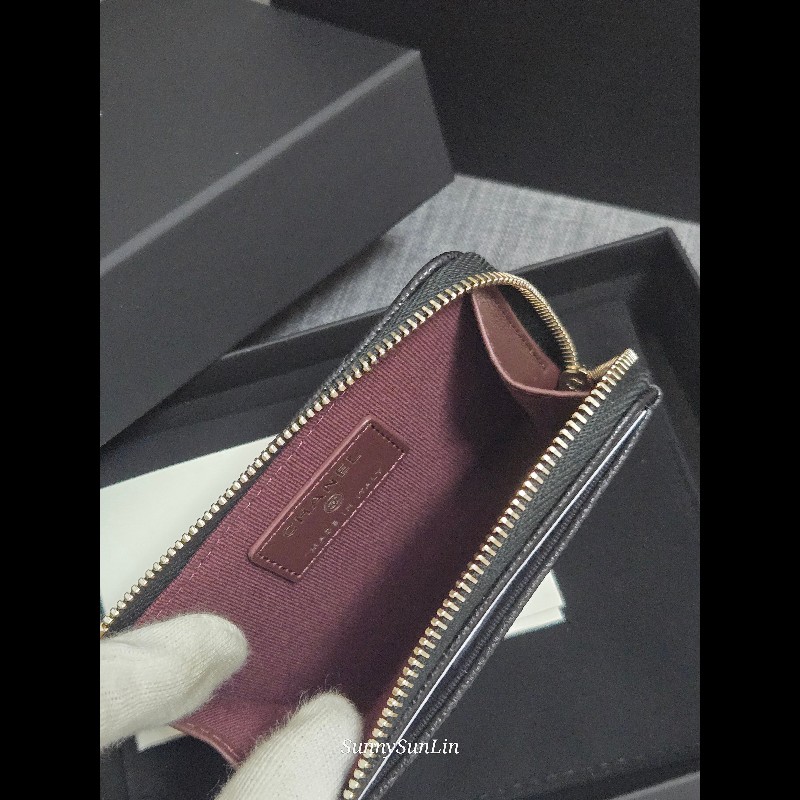 Chanel 香奈兒 25 新款 L拉鍊零錢包 卡包🈶購證-6