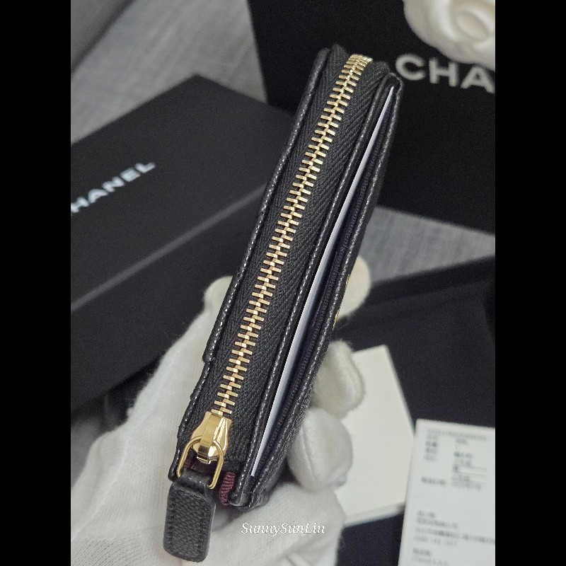 Chanel 香奈兒 25 新款 L拉鍊零錢包 卡包🈶購證-8