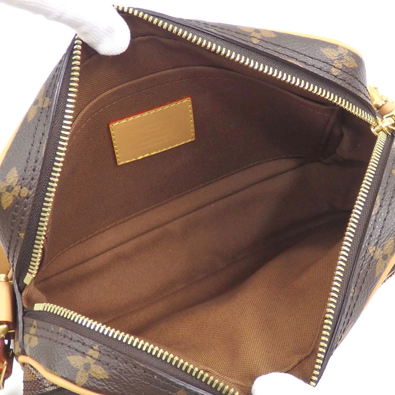 Louis Vuitton x NIGO Monogram Landscape Nile 女士單肩包，M26068，棕色-3