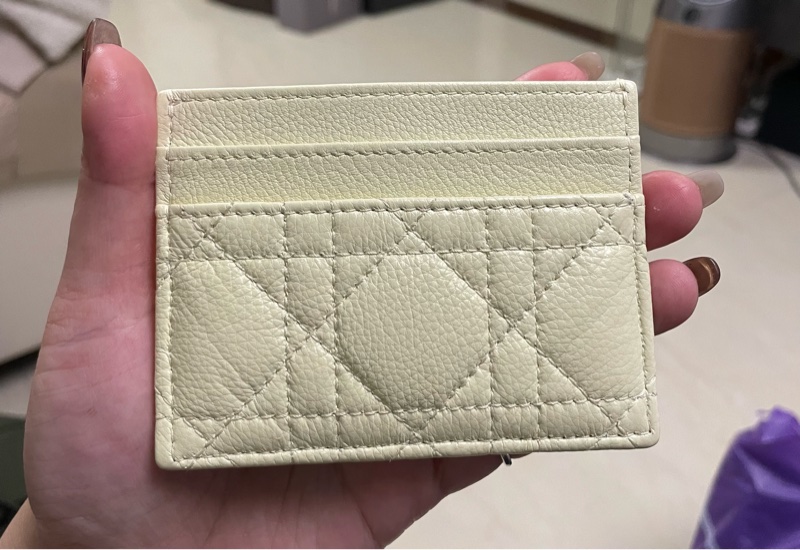 Dior 小雞黃色卡包-3