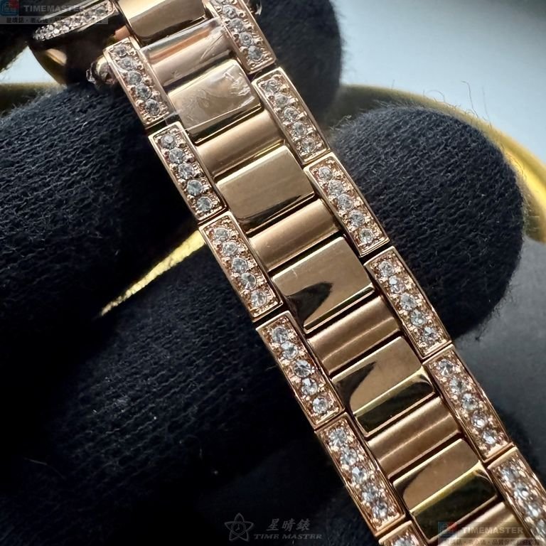 COACH手錶,編號CH00250,26mm玫瑰金圓形精鋼錶殼,白色簡約, 中二針顯示錶面,玫瑰金色精鋼錶帶款-6