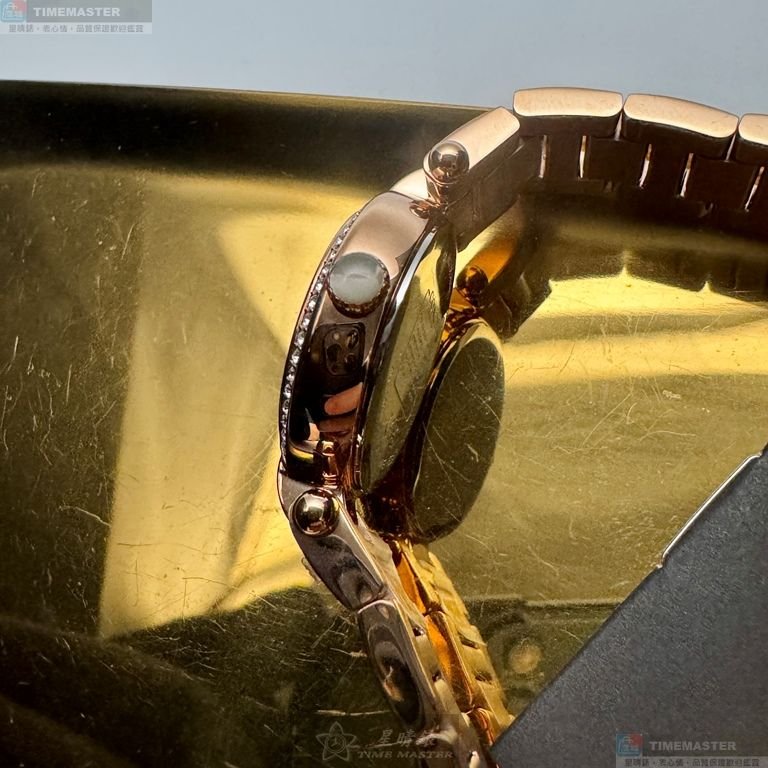 COACH手錶,編號CH00250,26mm玫瑰金圓形精鋼錶殼,白色簡約, 中二針顯示錶面,玫瑰金色精鋼錶帶款-7