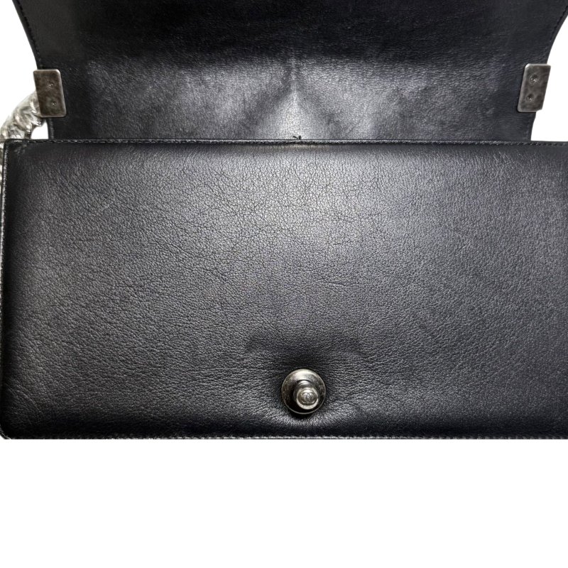 【2403】香奈兒 Chanel Le Boy 中號 黑色 小牛皮 斜挎包-7