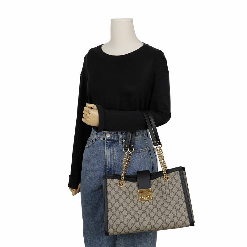 GUCCI 槳形鎖扣中型單肩包 479197-10